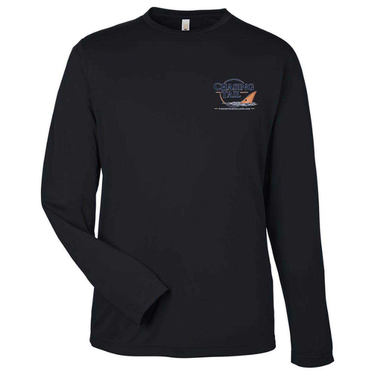 Chasing Tail – Men's Long Sleeve — Black — Front