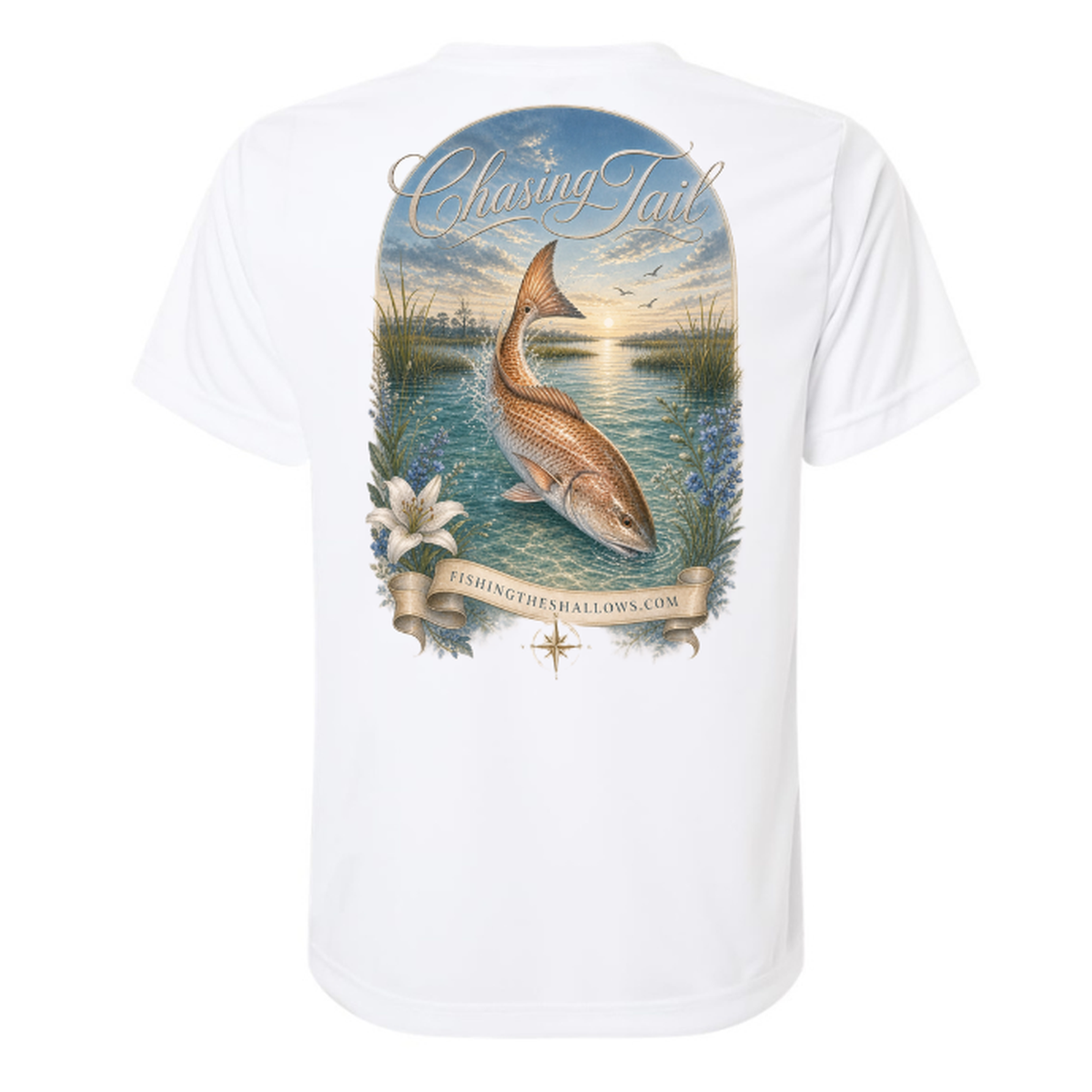 Diving Redfish – Women's Short Sleeve