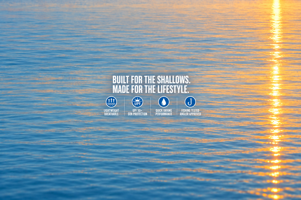 Stacked headline and icons, scaled down for the thin strip