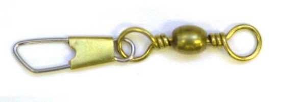 Eagle Claw Swivel-Brass Snap 12ct-12pk Size 12