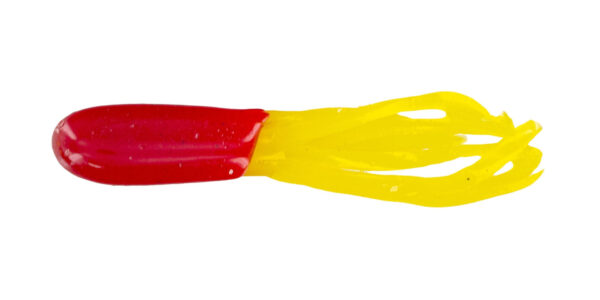 Big Bite Crappie Tubes 1.5in 10ct Red-Yellow