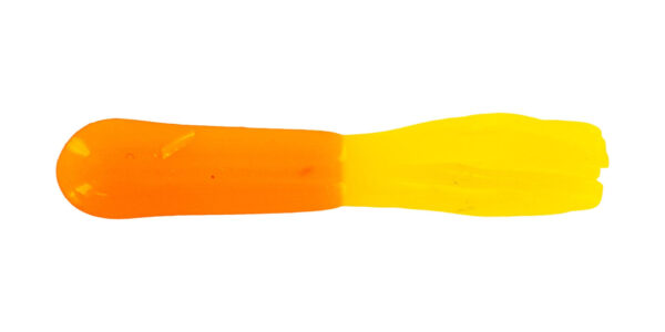 Big Bite Crappie Tubes 1.5in 10ct Orange-Yellow