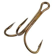 Mustad Treble Hook Bronze 25ct Size 10-0