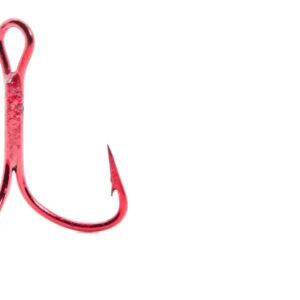 Mustad Ultra Point Treble Hook Red 11ct Size 2