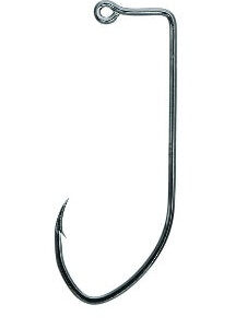 Eagle Claw Pro-V Jig Hook Platinum Black 100ct Size 1-0