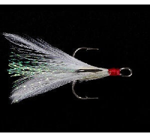 Owner Tournament Treble White-Red Flash 2ct Size 2