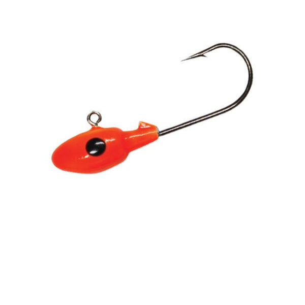 Bobby Garland Mo Glo Jig Head 1-8oz 10ct Orange Glo