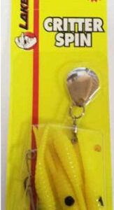 Eagle Claw Laker Critter Spin 1-8 Yellow-Black-Dot