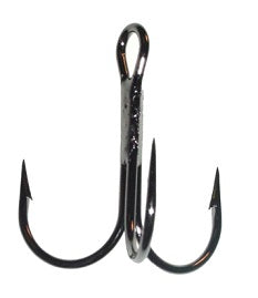 Daiichi Treble Hook Death Trap Round Bend Black Nickle #2 5ct 6