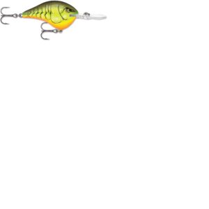 Rapala DT Series 10′ 3-5oz 2.25in Chartreuse Rootbeer Crawdad