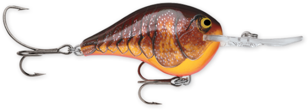 Rapala DT Series 10' 3-5oz 2.25in Dark Brown Crawdad