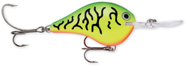 Rapala DT Series 10' 3-5oz 2.25in Firetiger