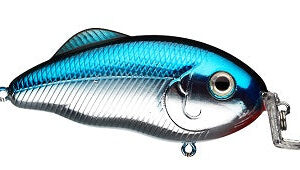 Strike King Hybrid Hunter Jr 1-2oz 3in Chrome Blue Back