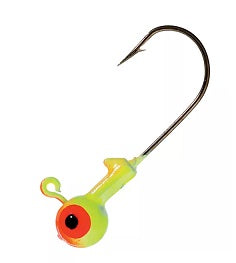 Eagle Claw Jig Head 3-4oz 10ct Chartreuse-Orange