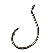 Eagle Claw Circle Bait Black Nickle Hook 10ct Size 3-0