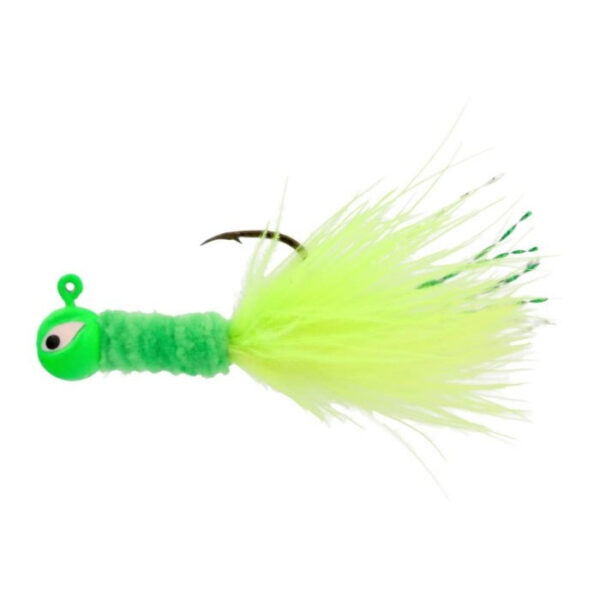 Eagle Claw Crappie Jig Maribou 1-16 Chart-Chart 6ct