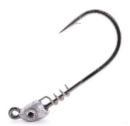 Mustad Spring Lock Jig Head 1-16 3-0 Plain 4ct