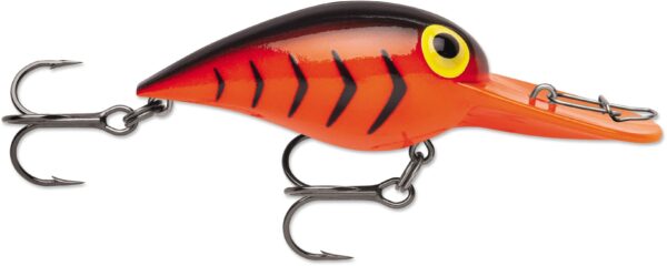 Storm Wiggle Wart 2" 3-8 Fluor Red-Black HB