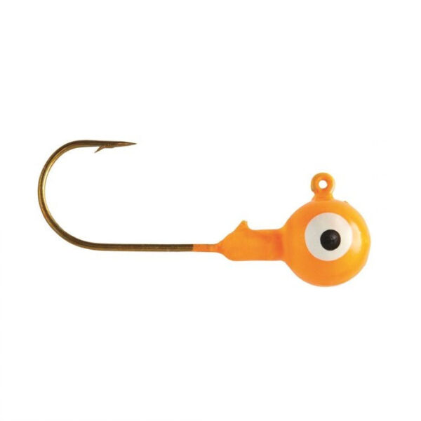 Eagle Claw Ball Jig Head 1-16 10ct Orange