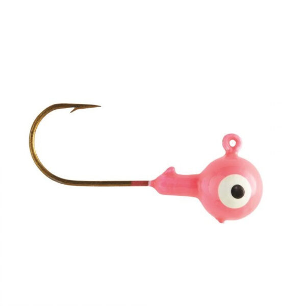 Eagle Claw Ball Jig Head 1-16 10ct Pink