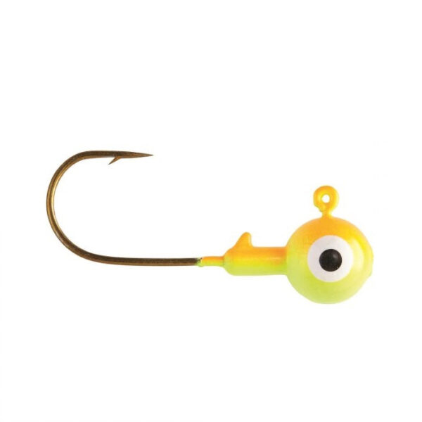 Eagle Claw Ball Jig Head 1-8 10ct Orange-Chart