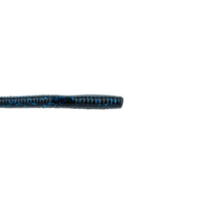 NetBaitBF Finesse Worm 4.75in Blk-Blue Flake 20ct