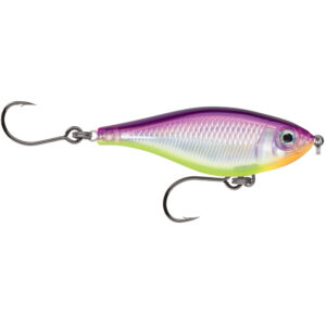 Rapala X-Rap Twitchin Mullet 3-1-8″ Purple Chartreuse