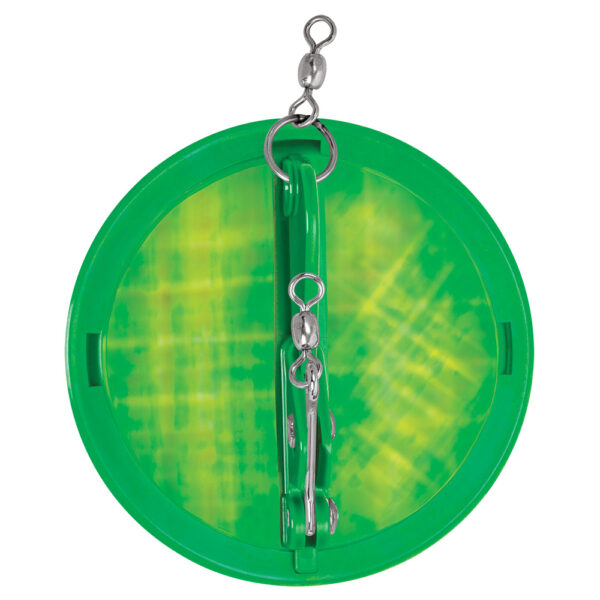 Luhr-Jensen 2-1-4" Dipsy Diver - Kelly Green-Silver Bottom Moon Jelly