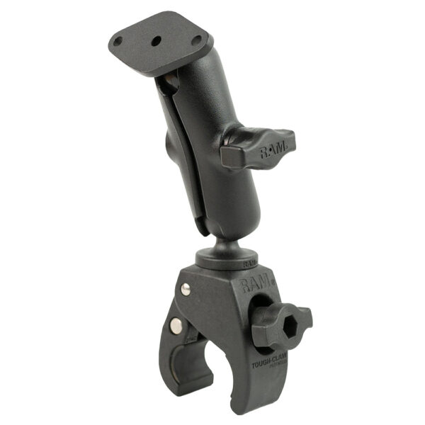 RAM Mount RAM Tough-Claw Small Clamp Mount w-Diamond Plate