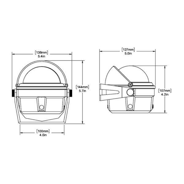 Ritchie B-80 Voyager Compass - Bracket Mount - Black - Image 2