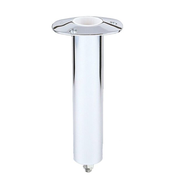 Lee's 0 Stainless Steel Swivel Base Flush Mount Rod Holder - Extra Long Tube 2.25" OD X 14.5" Tube