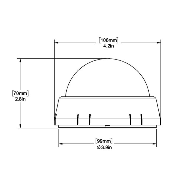 Ritchie XP-98W X-Port Tactician Compass - Surface Mount - White - Image 2