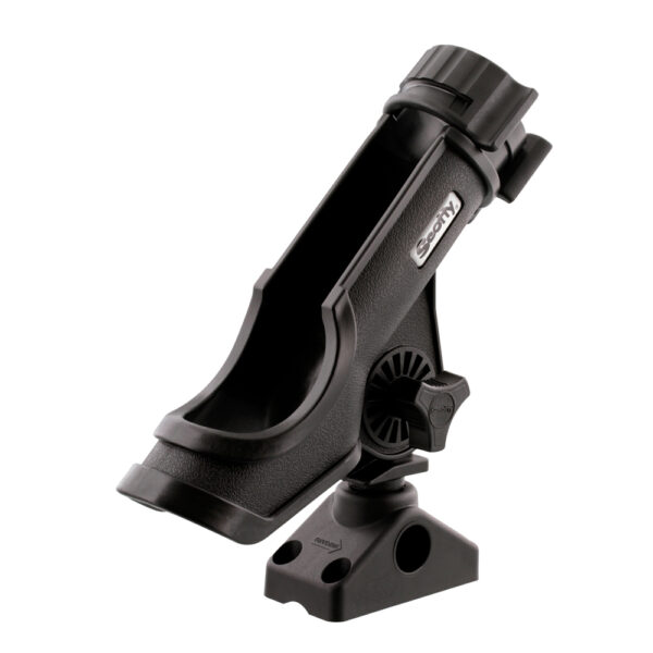 Scotty Powerlock Rod Holder Black w-241 Side-Deck Mount - Image 2