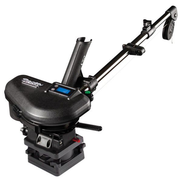 Scotty 2106 HP Depthpower Electric Downrigger 60 SS Telescoping Boom w-Swivel Base - Single Rod Holder