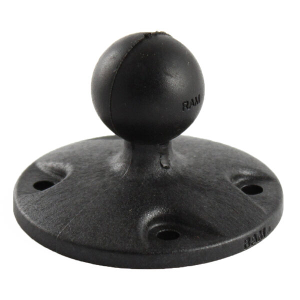 RAM Mount 2.5" Composite Round Base w-1" Ball