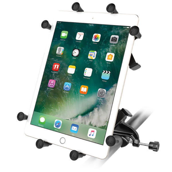 RAM Mount Universal X-Grip III Large Tablet Holder - Fits New iPad - Includes Yoke Mount - Image 2