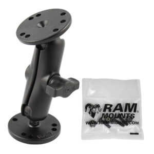 RAM Mount 1″ Ball Light Use Surface Mount f-Garmin echo 100, 150, 300c