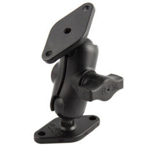 RAM Mount 1″ Diameter Ball Mount w-Short Arm & 2 Diamond Bases