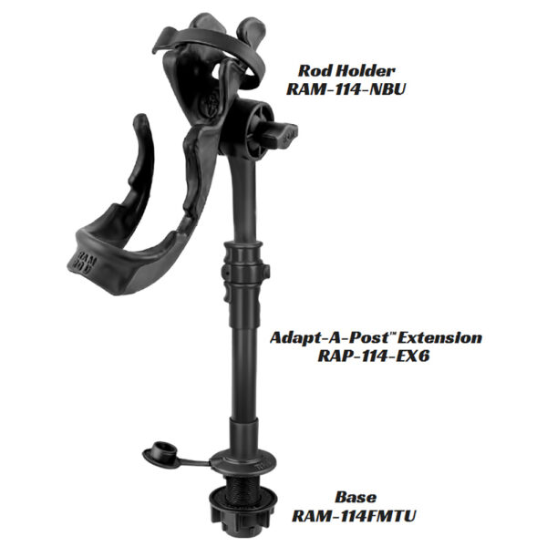 RAM Mount Adapt-A-Post 9" Extension Pole - Image 2