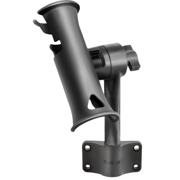 RAM Mount RAM Tube Jr. Fishing Rod Holder w-Standard 6" Length Post Spline & Bulkhead Mounting Base - Image 3