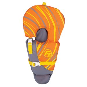 Full Throttle Baby-Safe Vest – Infant to 30lbs – Orange-Grey