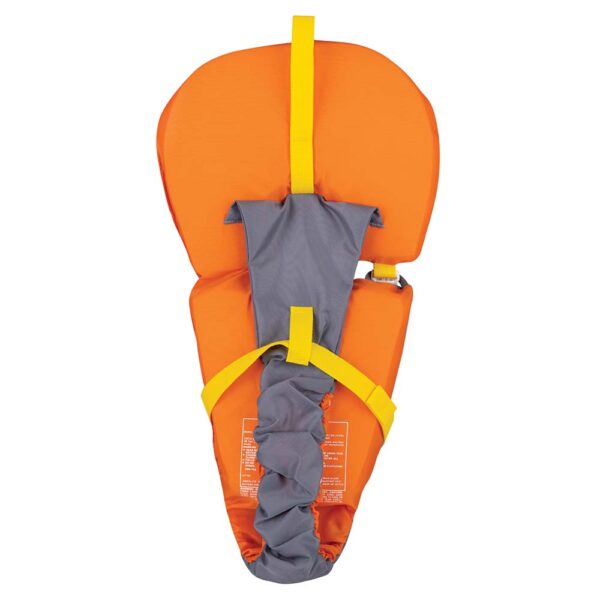 Full Throttle Baby-Safe Vest - Infant to 30lbs - Orange-Grey - Image 2