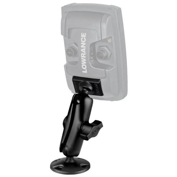 RAM Mount 1" Ball "Light Use" Composite Mount f-Lowrance Elite-4 & Mark-4 Series Fishfinders