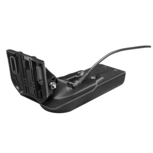 Garmin GT52HW-TM Plastic, TM or Trolling Motor Transducer, High Wide CHIRP-DownVü-SideVü – 455-800kHz, 500W