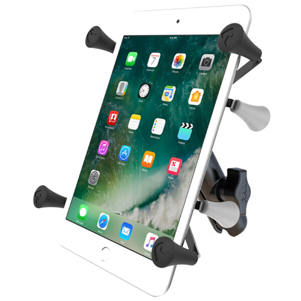 RAM Mount Universal X-Grip Cradle with 1" Ball & STANDARD Length Double Socket Arm f-7" Tablets - Image 3