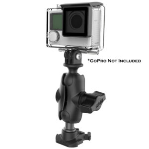 RAM Mount RAM 1″ Ball Adapter for GoPro Bases with Short Arm and Action Camera Adapter