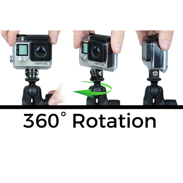 RAM Mount RAM 1" Ball Adapter for GoPro Bases with Short Arm and Action Camera Adapter - Image 4