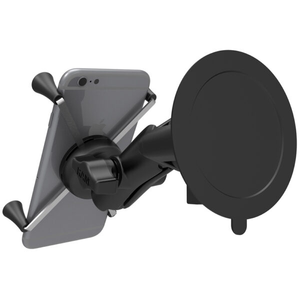 RAM Mount Twist-Lock Suction Cup Mount w-Universal X-Grip Large Phone-Phablet Cradle - Image 2