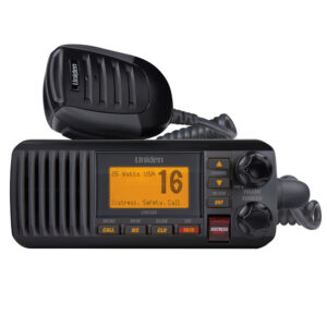 Uniden UM385 Fixed Mount VHF Radio – Black 6