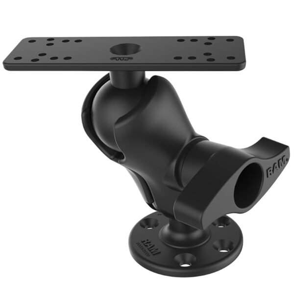 Ram Mount Universal D Size Ball Mount with Short Arm and Hi-Torq Wrench for 9"-12" Fishfinders and Chartplotters - Image 2